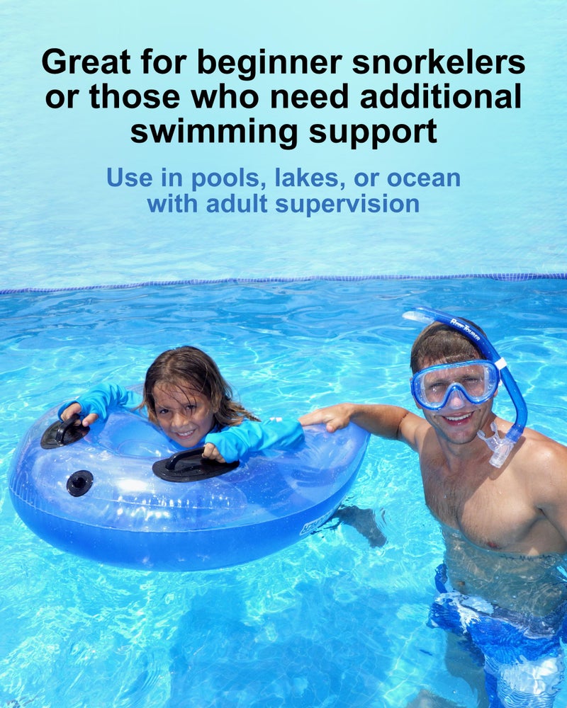 Reef Tourer Inflatable Snorkeling Float, Blue - Image 3